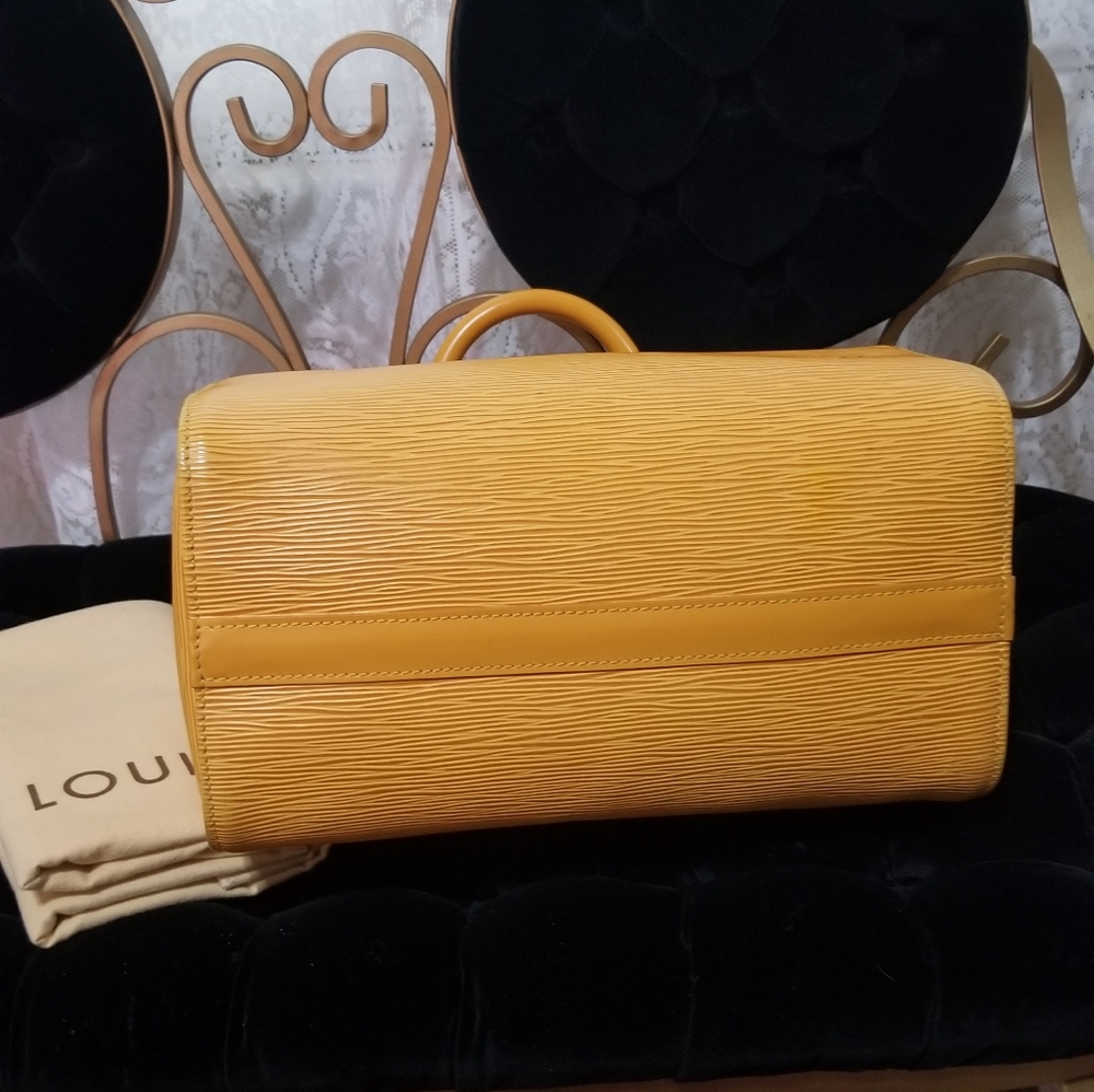 Louis Vuitton yellow speedy bag - Picture 6 of 9